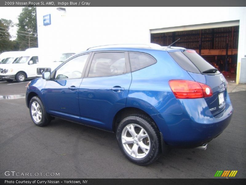 Indigo Blue / Gray 2009 Nissan Rogue SL AWD