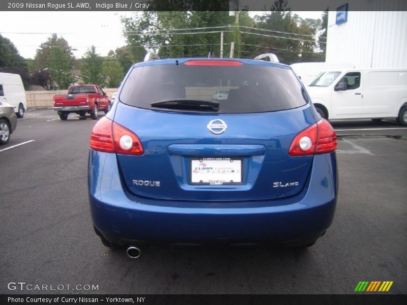 Indigo Blue / Gray 2009 Nissan Rogue SL AWD