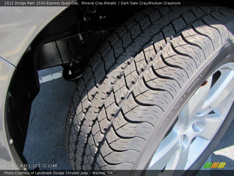 Mineral Gray Metallic / Dark Slate Gray/Medium Graystone 2012 Dodge Ram 1500 Express Quad Cab