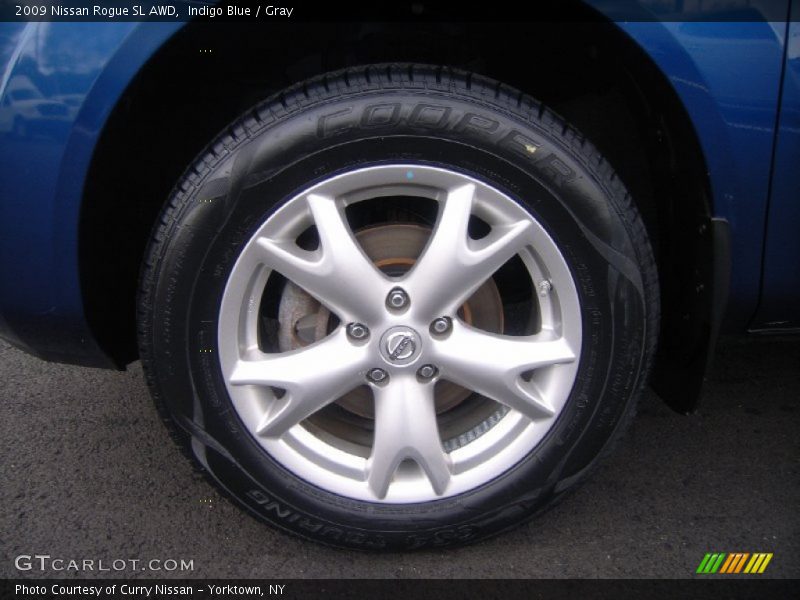 Indigo Blue / Gray 2009 Nissan Rogue SL AWD