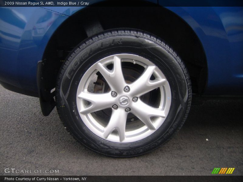 Indigo Blue / Gray 2009 Nissan Rogue SL AWD