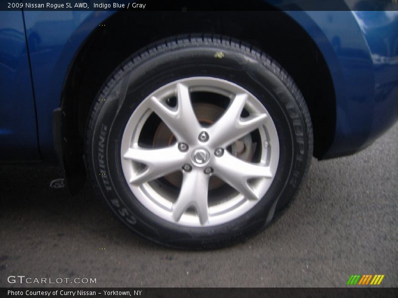 Indigo Blue / Gray 2009 Nissan Rogue SL AWD