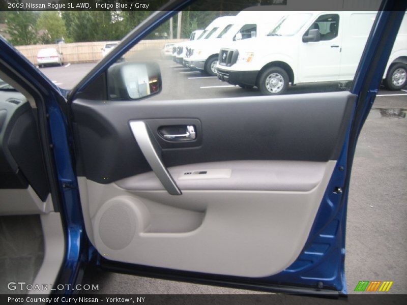 Indigo Blue / Gray 2009 Nissan Rogue SL AWD