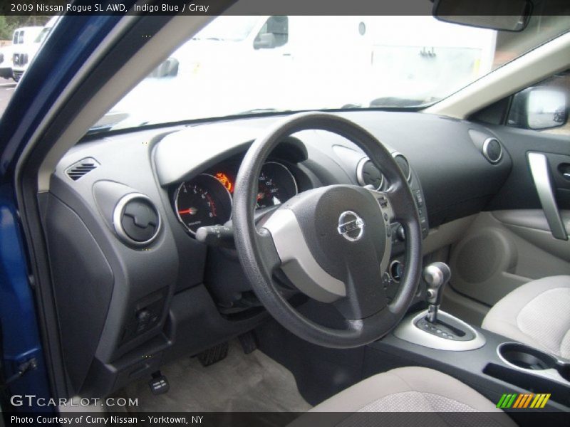 Indigo Blue / Gray 2009 Nissan Rogue SL AWD