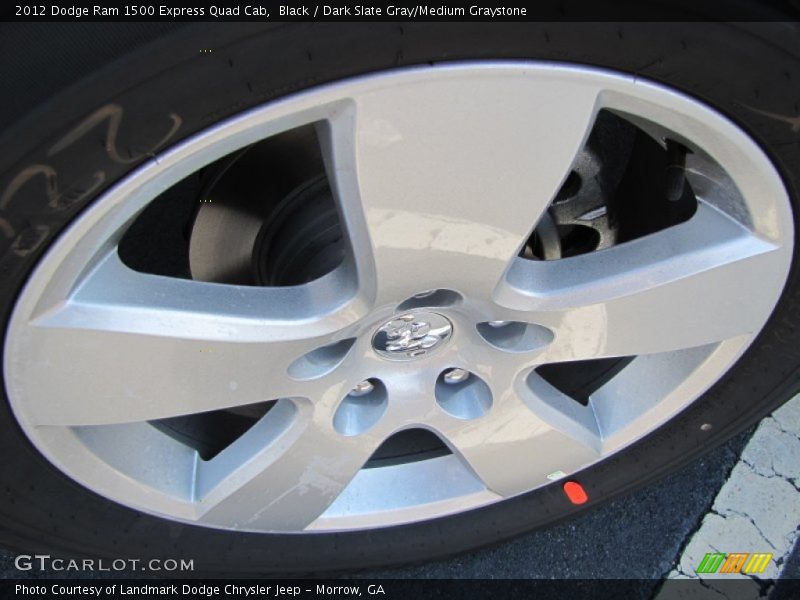 Black / Dark Slate Gray/Medium Graystone 2012 Dodge Ram 1500 Express Quad Cab