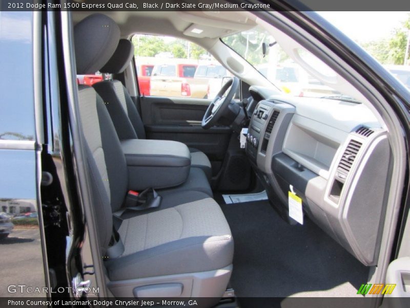 Black / Dark Slate Gray/Medium Graystone 2012 Dodge Ram 1500 Express Quad Cab