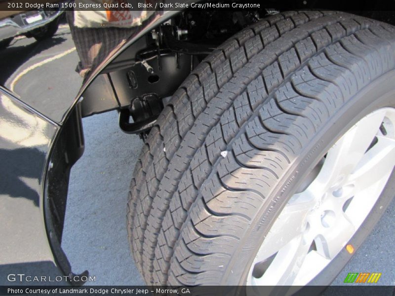 Black / Dark Slate Gray/Medium Graystone 2012 Dodge Ram 1500 Express Quad Cab