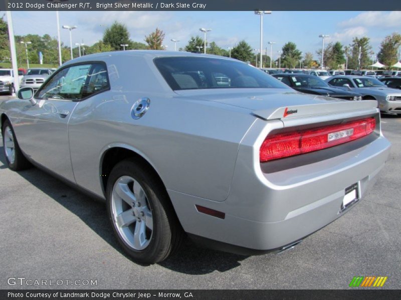 Bright Silver Metallic / Dark Slate Gray 2012 Dodge Challenger R/T