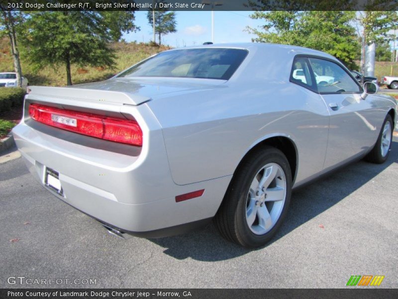 Bright Silver Metallic / Dark Slate Gray 2012 Dodge Challenger R/T