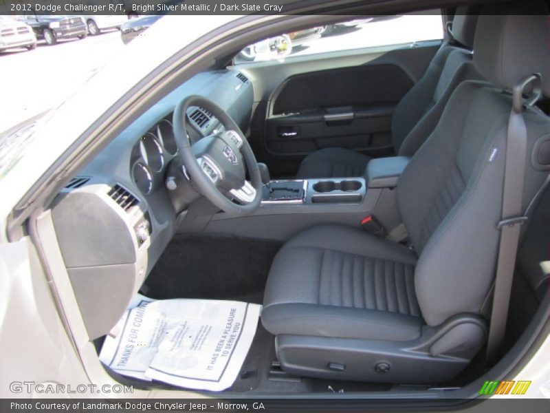  2012 Challenger R/T Dark Slate Gray Interior