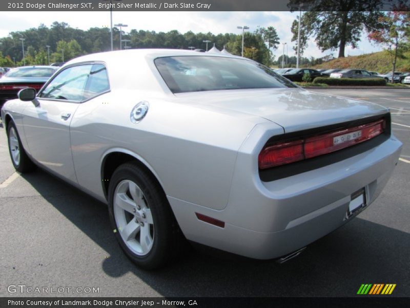 Bright Silver Metallic / Dark Slate Gray 2012 Dodge Challenger SXT
