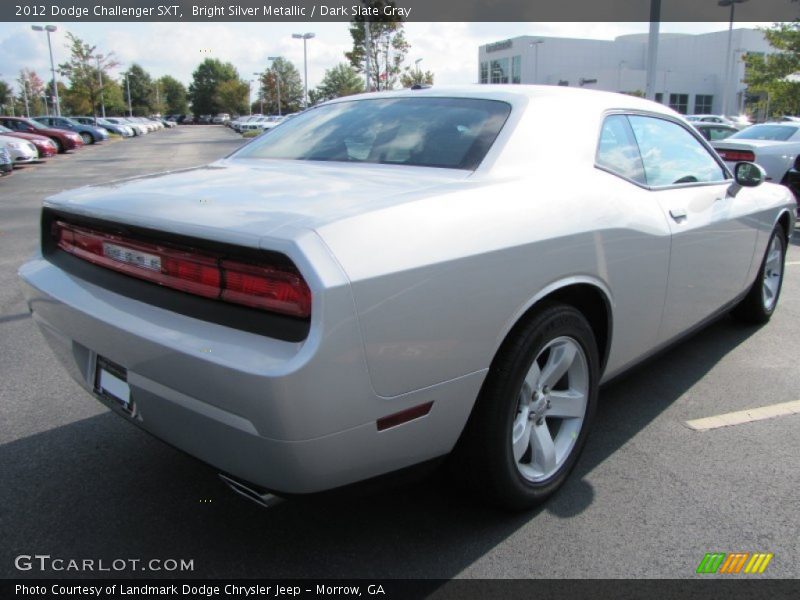 Bright Silver Metallic / Dark Slate Gray 2012 Dodge Challenger SXT