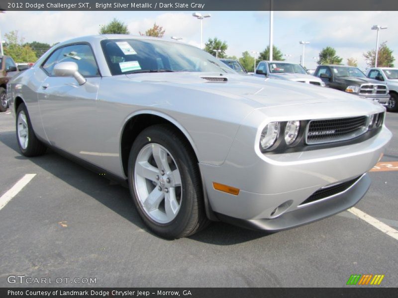 Bright Silver Metallic / Dark Slate Gray 2012 Dodge Challenger SXT
