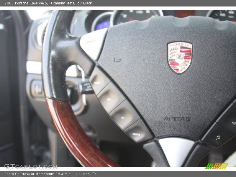 Titanium Metallic / Black 2005 Porsche Cayenne S