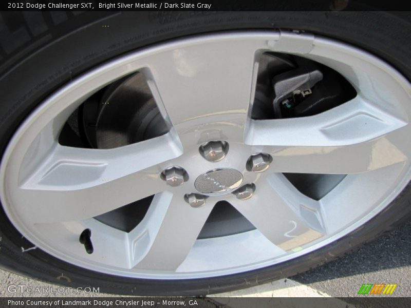 Bright Silver Metallic / Dark Slate Gray 2012 Dodge Challenger SXT