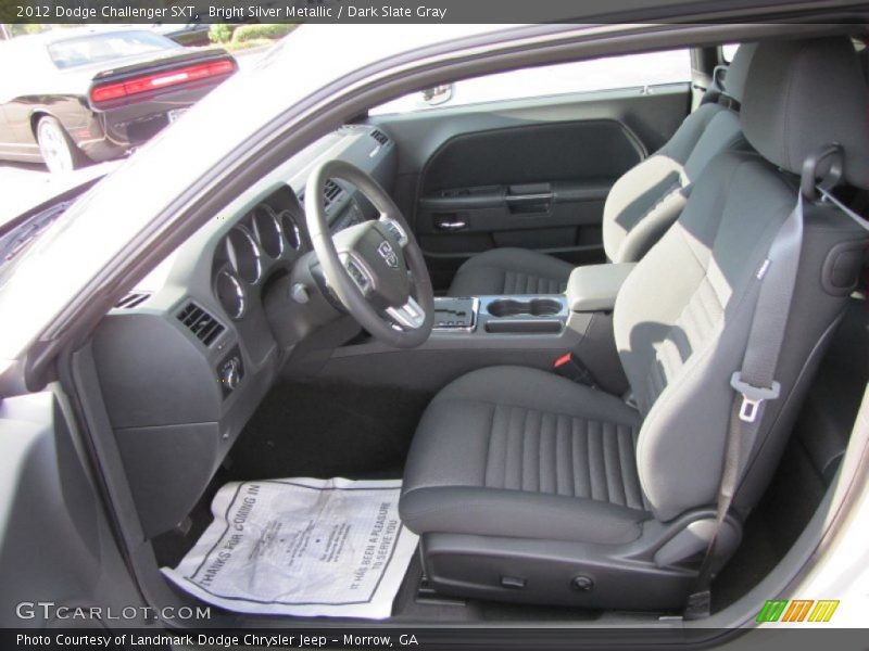 Bright Silver Metallic / Dark Slate Gray 2012 Dodge Challenger SXT