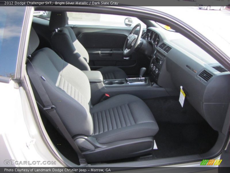 Bright Silver Metallic / Dark Slate Gray 2012 Dodge Challenger SXT