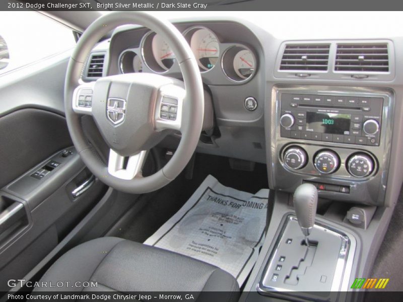 Bright Silver Metallic / Dark Slate Gray 2012 Dodge Challenger SXT