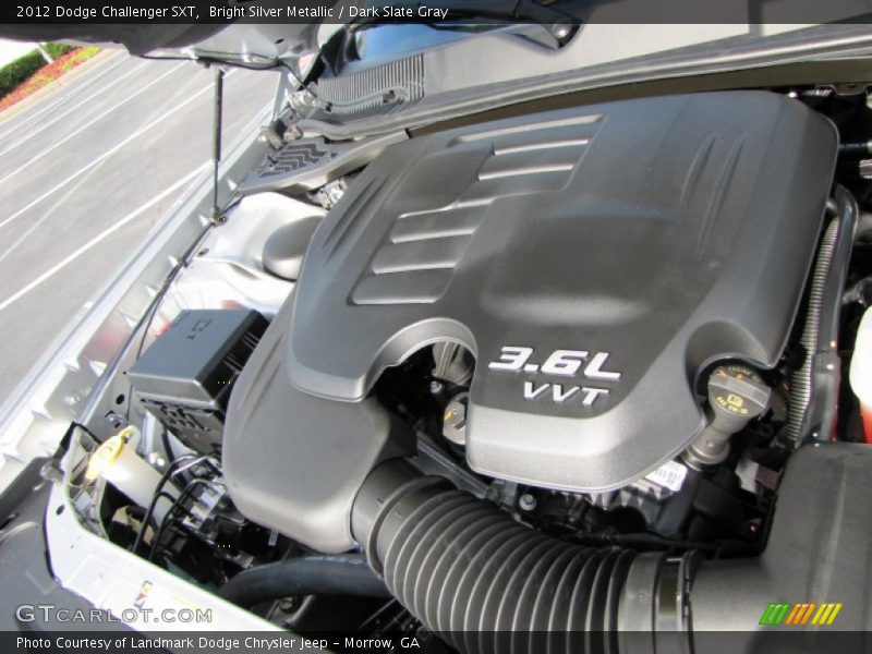 Bright Silver Metallic / Dark Slate Gray 2012 Dodge Challenger SXT