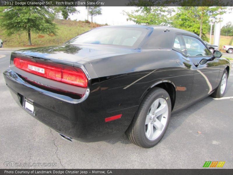 Pitch Black / Dark Slate Gray 2012 Dodge Challenger SXT
