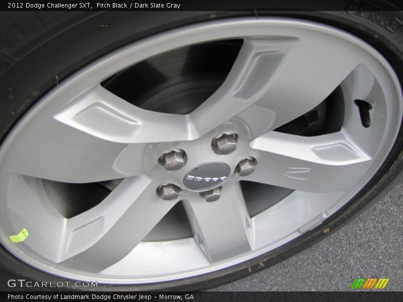 Pitch Black / Dark Slate Gray 2012 Dodge Challenger SXT