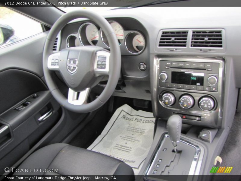 Pitch Black / Dark Slate Gray 2012 Dodge Challenger SXT
