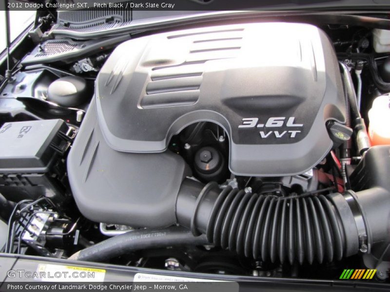 Pitch Black / Dark Slate Gray 2012 Dodge Challenger SXT