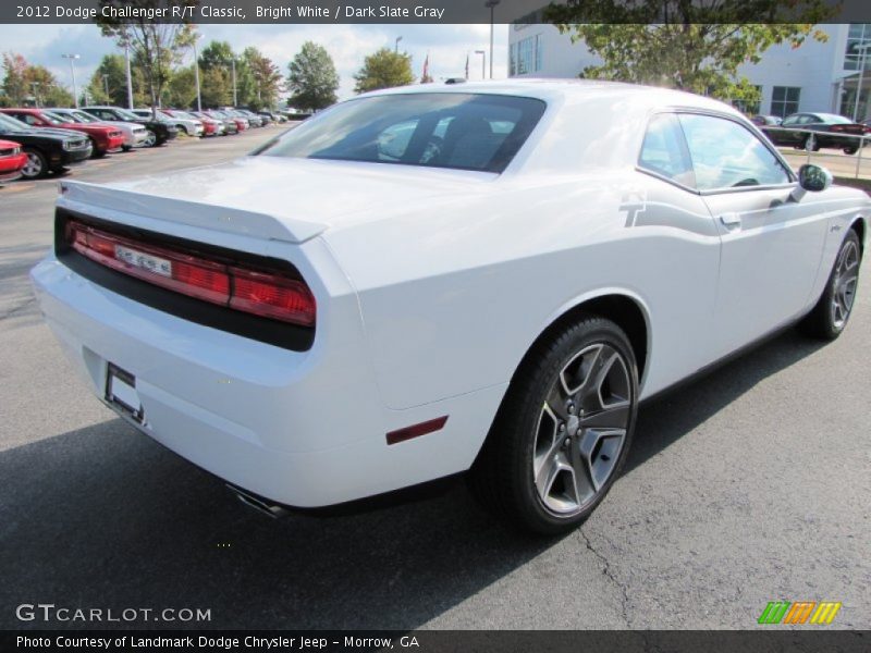 Bright White / Dark Slate Gray 2012 Dodge Challenger R/T Classic