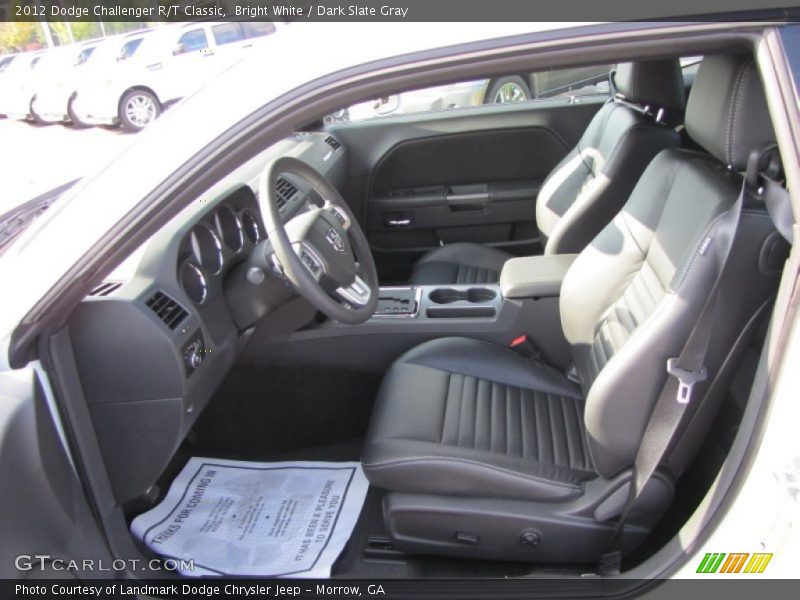  2012 Challenger R/T Classic Dark Slate Gray Interior