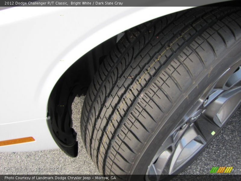 Bright White / Dark Slate Gray 2012 Dodge Challenger R/T Classic