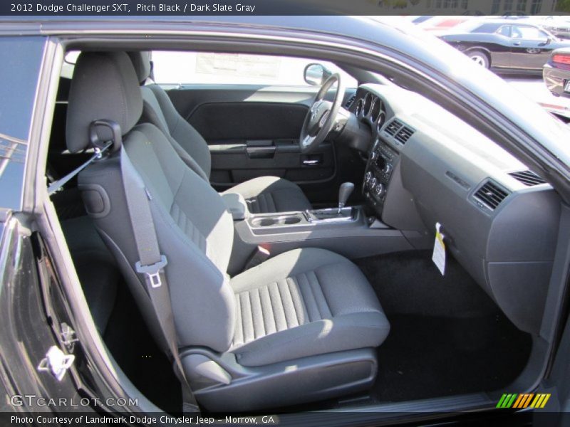 Pitch Black / Dark Slate Gray 2012 Dodge Challenger SXT