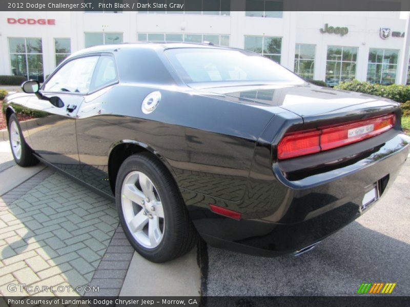 Pitch Black / Dark Slate Gray 2012 Dodge Challenger SXT