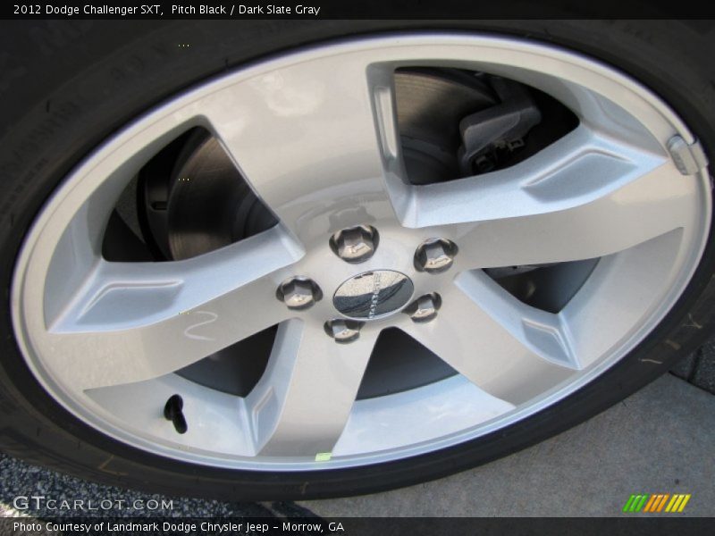 Pitch Black / Dark Slate Gray 2012 Dodge Challenger SXT