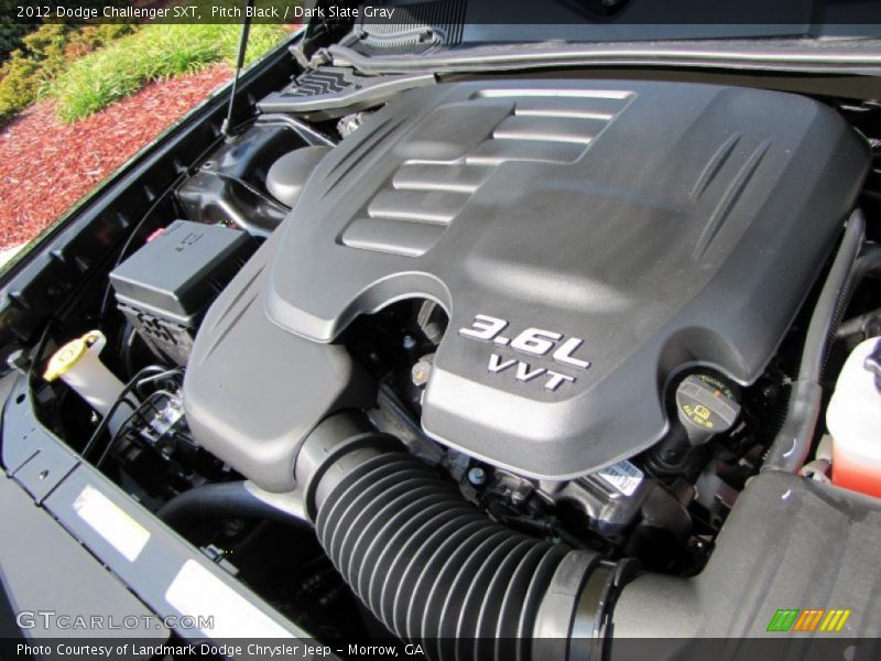 Pitch Black / Dark Slate Gray 2012 Dodge Challenger SXT