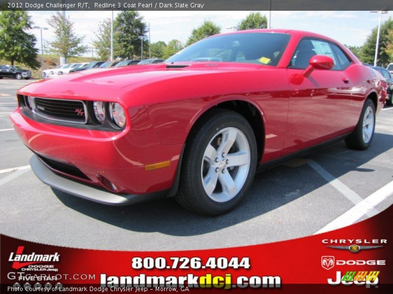 Redline 3 Coat Pearl / Dark Slate Gray 2012 Dodge Challenger R/T