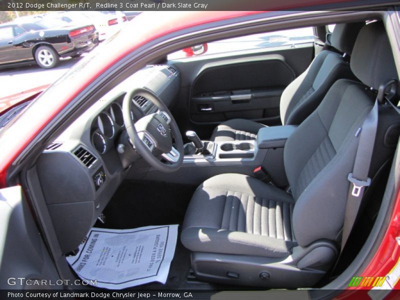  2012 Challenger R/T Dark Slate Gray Interior
