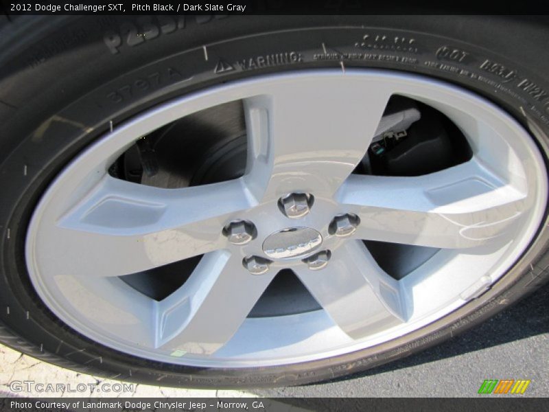 Pitch Black / Dark Slate Gray 2012 Dodge Challenger SXT