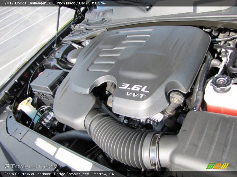 Pitch Black / Dark Slate Gray 2012 Dodge Challenger SXT