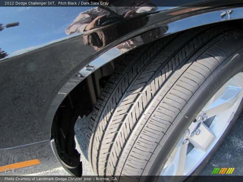 Pitch Black / Dark Slate Gray 2012 Dodge Challenger SXT
