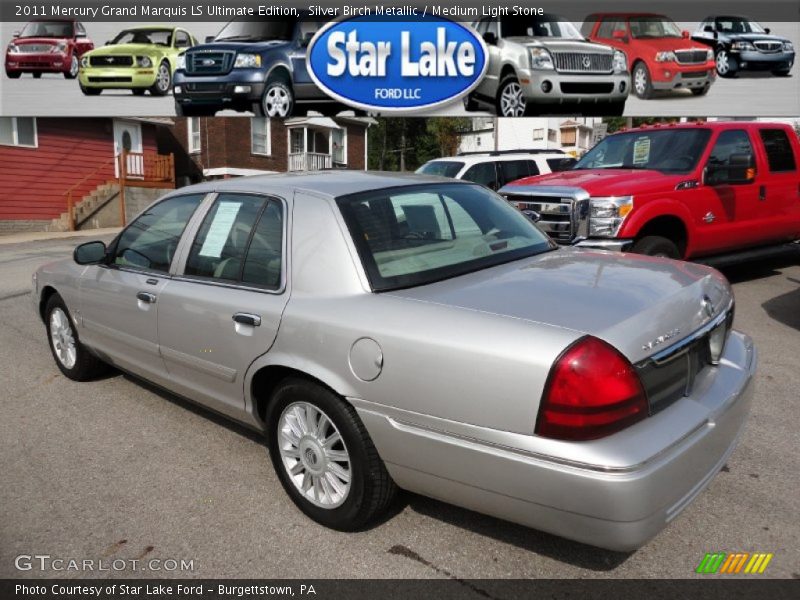 Silver Birch Metallic / Medium Light Stone 2011 Mercury Grand Marquis LS Ultimate Edition