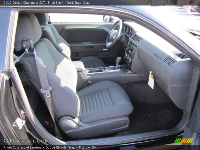 Pitch Black / Dark Slate Gray 2012 Dodge Challenger SXT