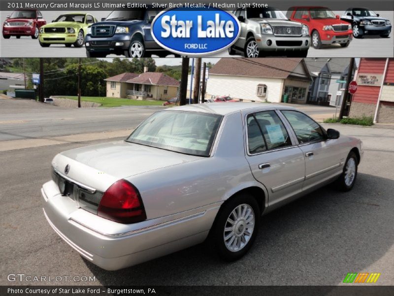 Silver Birch Metallic / Medium Light Stone 2011 Mercury Grand Marquis LS Ultimate Edition