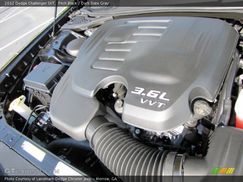 Pitch Black / Dark Slate Gray 2012 Dodge Challenger SXT