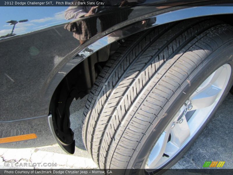Pitch Black / Dark Slate Gray 2012 Dodge Challenger SXT