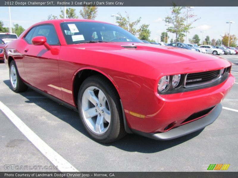 Redline 3 Coat Pearl / Dark Slate Gray 2012 Dodge Challenger SXT