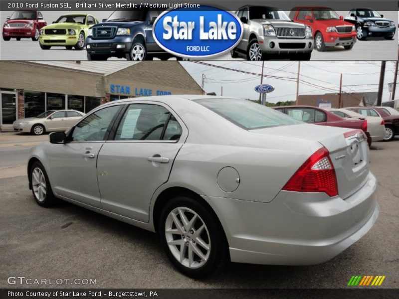 Brilliant Silver Metallic / Medium Light Stone 2010 Ford Fusion SEL