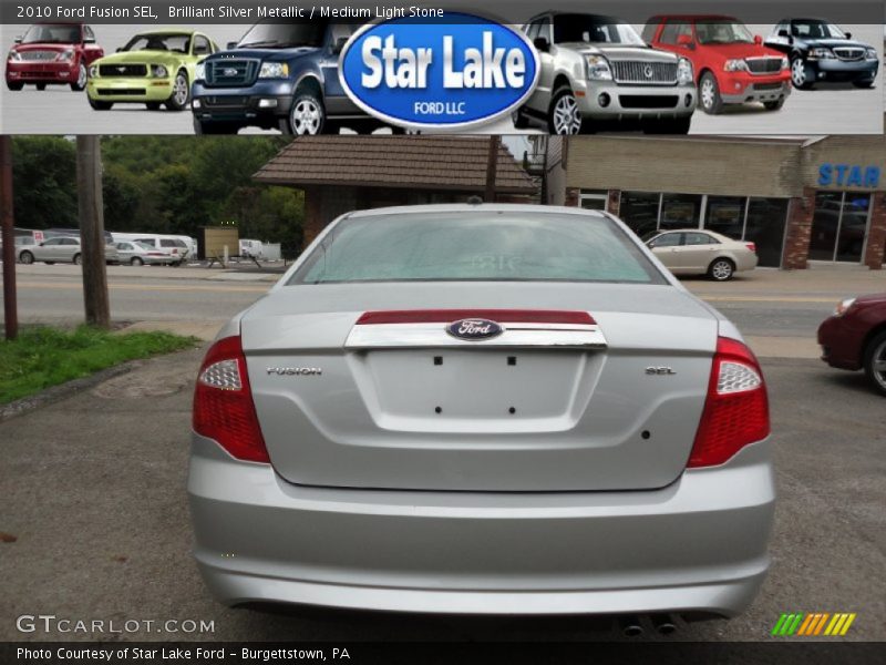 Brilliant Silver Metallic / Medium Light Stone 2010 Ford Fusion SEL