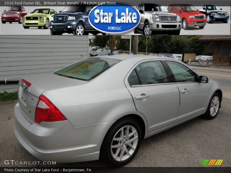 Brilliant Silver Metallic / Medium Light Stone 2010 Ford Fusion SEL