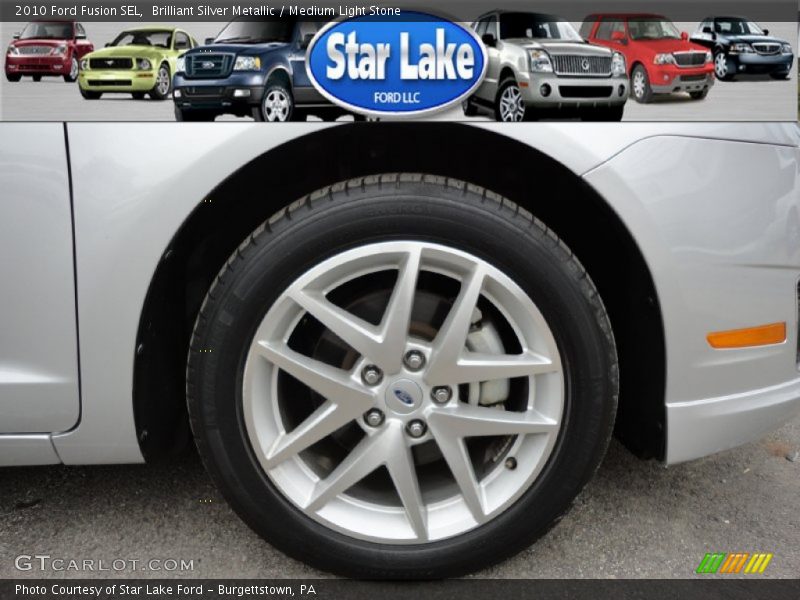 Brilliant Silver Metallic / Medium Light Stone 2010 Ford Fusion SEL