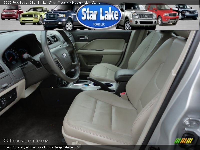 Brilliant Silver Metallic / Medium Light Stone 2010 Ford Fusion SEL